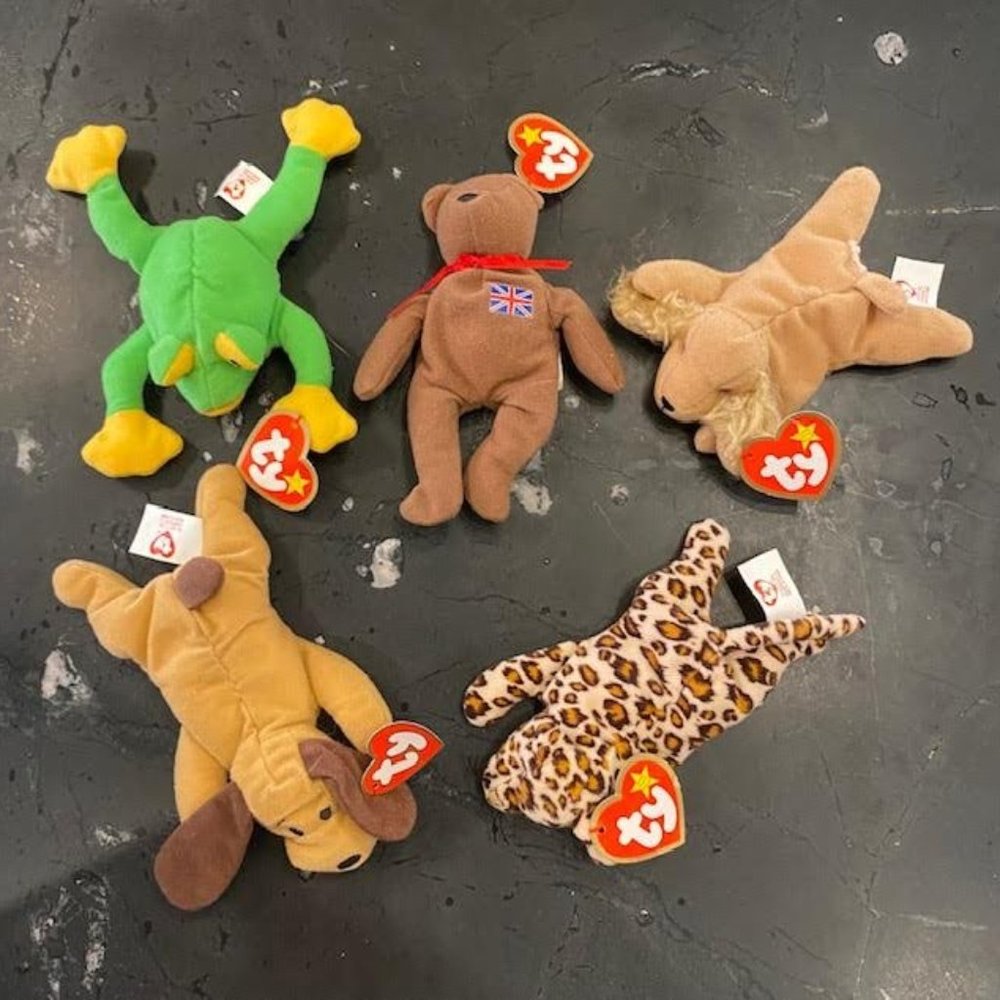(5) Miscellaneous McDonald's Teenie Beanie Babies